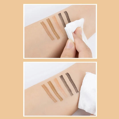 4-bodová ceruzka na obočie Vodotesné tekuté pero na obočie na vylepšenie obočia Prírodný make-up Dlhotrvajúci mejkap Módna ceruzka na obočie