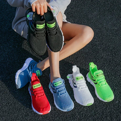 Ženy Vulkanizované Topánky Tenisky Ľahké Letné Žena Neformálne Športová obuv Priedušné Jogging Tréneri Vychádzkové tenisky
