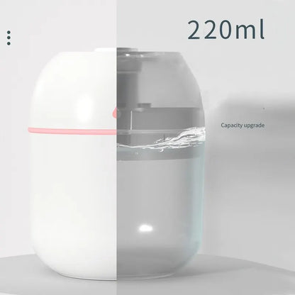 Prenosný zvlhčovač vodných kvapiek biely USB stolný počítač s rozprašovaním vzduchu v interiéri zvlhčovač stlmenia vzduchu pre domácnosť veľký rozprašovací zvlhčovač