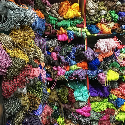 550 Paracord 7 Strand 4 mm vojenská taktická padáková šnúra Príslušenstvo na kempovanie Vonkajšie prežitie Urob si sám náramok lano