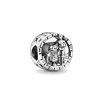 Disney Stitch Marvel Rescuer Korálky Star Charms Wars pre originál Pandora 925 mincový strieborný náramok náhrdelník pre ženy šperky