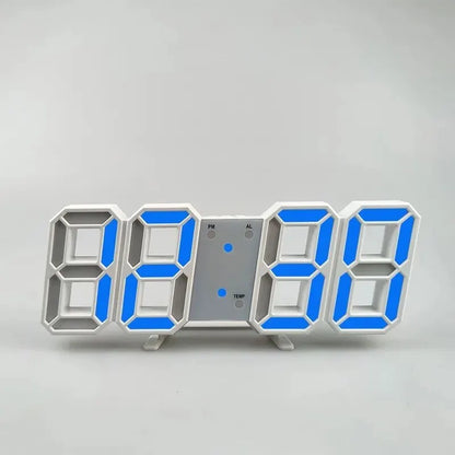 3D mini hodiny LED digitálne nástenné hodiny Stolové hodiny Elektronický budík Hodiny do obývačky Nástenné hodiny pre domácich majstrov