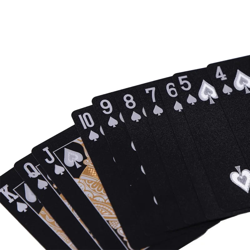Farba Čiernozlatá Hracia kartová hra Kartová skupina Vodotesný pokerový oblek Magic Dmagic Balíček darčekových stolových hier