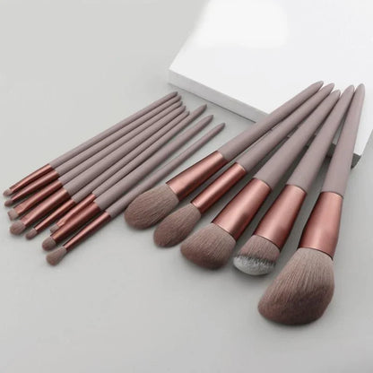 Sada 13 ks štetcov na líčenie Eye Shadow Foundation Women Kozmetický štetec na lícenku na očné tiene Beauty Soft Make Up Tools Bag