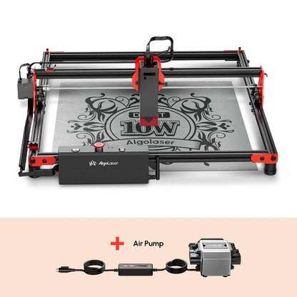 AlgoLaser DIY súprava Laser Master 2 Laserový gravírovací stroj s výkonom 10 W Laserová rezačka a gravírka na drevo a kov 40x40 cm