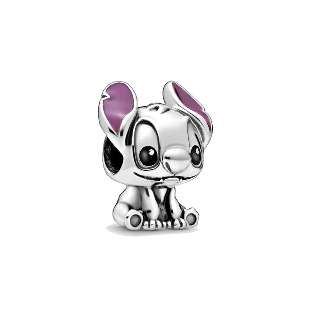 Disney Stitch Marvel Rescuer Korálky Star Charms Wars pre originál Pandora 925 mincový strieborný náramok náhrdelník pre ženy šperky