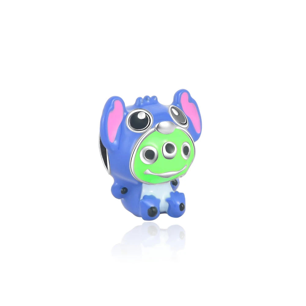 Disney Stitch Marvel Rescuer Korálky Star Charms Wars pre originál Pandora 925 mincový strieborný náramok náhrdelník pre ženy šperky