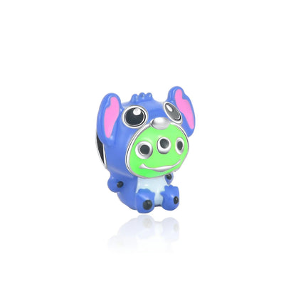 Disney Stitch Marvel Rescuer Korálky Star Charms Wars pre originál Pandora 925 mincový strieborný náramok náhrdelník pre ženy šperky
