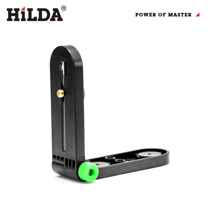 Nástenný držiak mini laserovej vodováhy HILDA nastaviteľný o 180° pre 1/4" závitové laserové vodováhy Držiak na stenu so silným magnetom