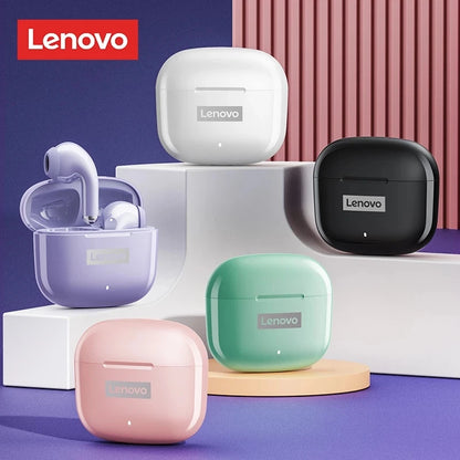 Vylepšené slúchadlá Lenovo LP40 Pro TWS Bezdrôtové Bluetooth 5.1 športové dotykové slúchadlá s redukciou hluku 250 mAH