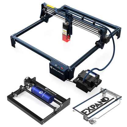 Laserový gravírovací stroj SCULPFUN S30 s voštinovým a rotačným valcovým automatickým systémom vzduchovej asistencie Gravírovací stroj 410 x 400 mm Oblasť gravírovania