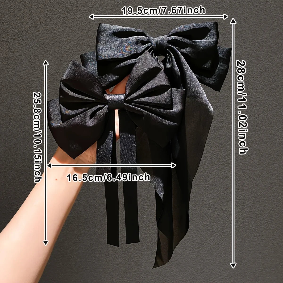 1/2/8ks Big Bow Stuha Vlásenka pre ženy