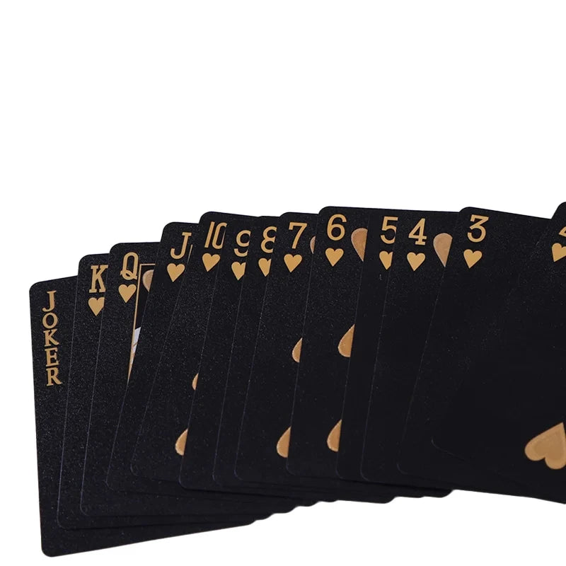 Farba Čiernozlatá Hracia kartová hra Kartová skupina Vodotesný pokerový oblek Magic Dmagic Balíček darčekových stolových hier