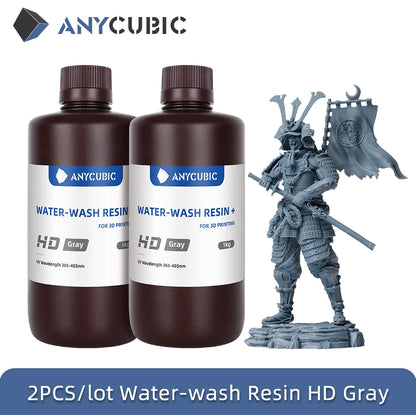 ANYCUBIC Najnovšia HD šedá živica 405nm UV živica pre Photon 3D tlačiareň Vysoko presná UV fotopolymérová živica