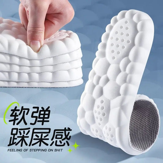 4D Step on Excrement Feeling vložky Veľkoobchod Super mäkké Dlhé státie Neunavené nohy Vojenský tréning Absorpcia potu Deodor