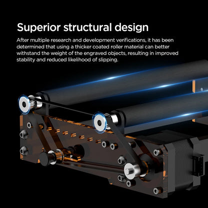 Laserový rotačný valec ACMER M3 Laserový gravírovač Rotačný valec v osi Y Pre 95 % laserového gravírovania LightBurn LaserGRBL