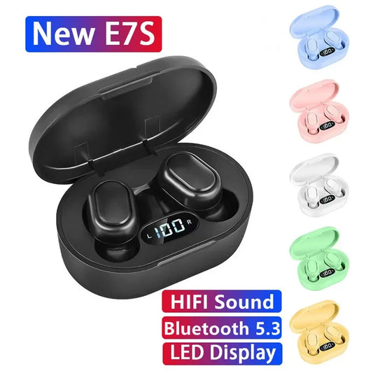 Bezdrôtové slúchadlá E7S TWS Ovládanie slúchadiel Bluetooth Športové slúchadlá Vodotesný mikrofón Hudobné slúchadlá Funguje na všetkých smartfónoch