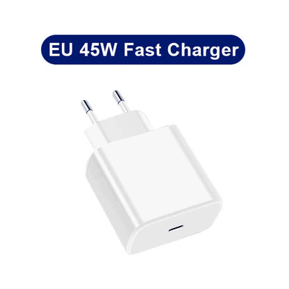 PD 45W USB C nabíjačka Super rýchly nabíjací adaptér pre Samsung Galaxy S22 S23 S24 Ultra Note 20 Nabíjačka mobilného telefónu typu C kábel