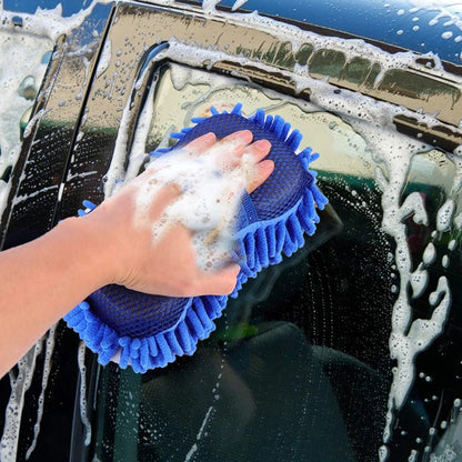1 ks špongiových rukavíc na umývanie auta Ženilkové čistiace špongie s ultra jemnými vláknami, odolné proti poškriabaniu, super savé čistiace rukavice