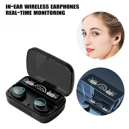 Originálne slúchadlá M10 Bezdrôtové Bluetooth slúchadlá do uší Športové stereo slúchadlá s potlačením hluku Mikrofón Reproduktor Caixa De Som Gamer