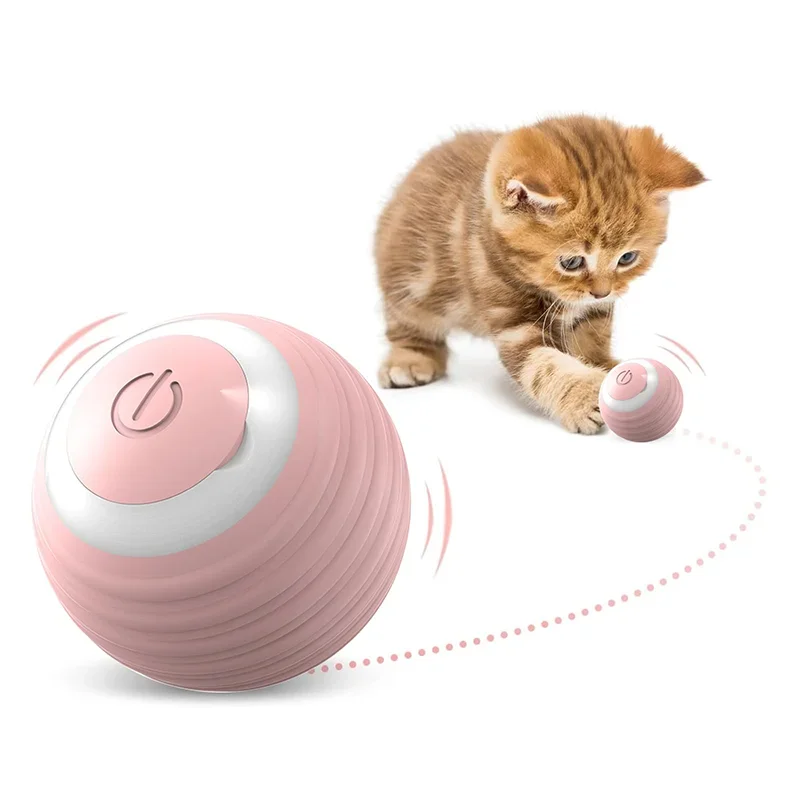 1 ks Cat Teaser Loptička Hračka pre domácich miláčikov Loptička Gravitačná guľa na rolovanie Mačka Seba pôžitkárska loptička Odolná proti uhryznutiu loptou a zmierňuje stres