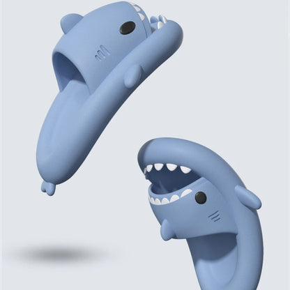 Detské Papuče Mäkká podrážka Cartoon Shark Papuče Ženy Muž Halové Vonkajšie EVA Protišmykové papuče pre detskú obuv Sandále