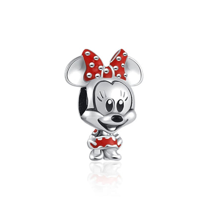 Disney Stitch Marvel Rescuer Korálky Star Charms Wars pre originál Pandora 925 mincový strieborný náramok náhrdelník pre ženy šperky