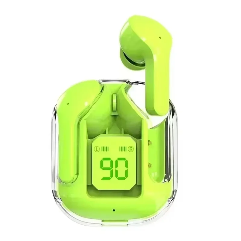 Originálne T2 bezdrôtové Bluetooth slúchadlá Transparentné HIFI slúchadlá LED Power Digital Display Stereo Sound slúchadlá pre Xiaomi