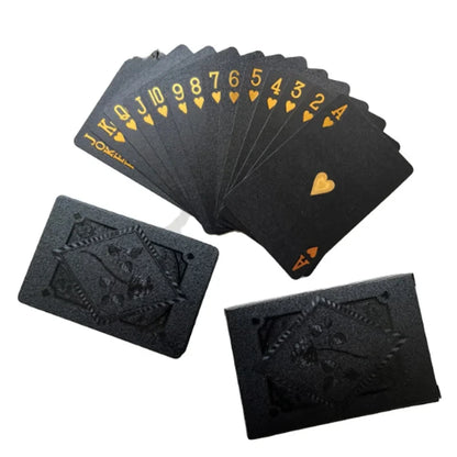 Farba Čiernozlatá Hracia kartová hra Kartová skupina Vodotesný pokerový oblek Magic Dmagic Balíček darčekových stolových hier
