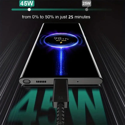 PD 45W USB C nabíjačka Super rýchly nabíjací adaptér pre Samsung Galaxy S22 S23 S24 Ultra Note 20 Nabíjačka mobilného telefónu typu C kábel