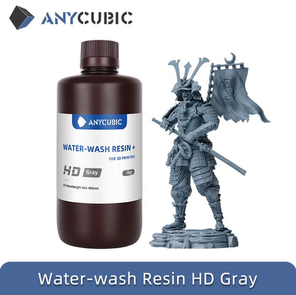 ANYCUBIC Najnovšia HD šedá živica 405nm UV živica pre Photon 3D tlačiareň Vysoko presná UV fotopolymérová živica