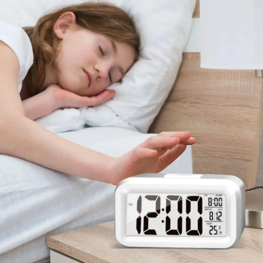 LED digitálny budík Podsvietenie Snooze dát Časový kalendár Stolové multifunkčné stolové hodiny s elektronickým podsvietením