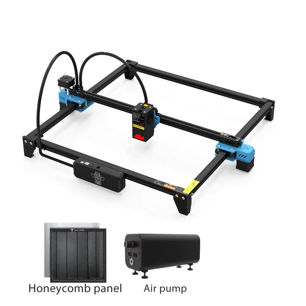 TwoTrees TTS-20 Pro 130W výkonný laserový gravírovací stroj CNC s podporou koncového spínača Offline gravírovací stroj na kovové laserové gravírovanie