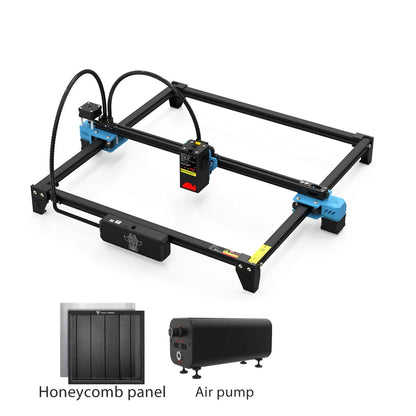 TwoTrees TTS-20 Pro 130W výkonný laserový gravírovací stroj CNC s podporou koncového spínača Offline gravírovací stroj na kovové laserové gravírovanie