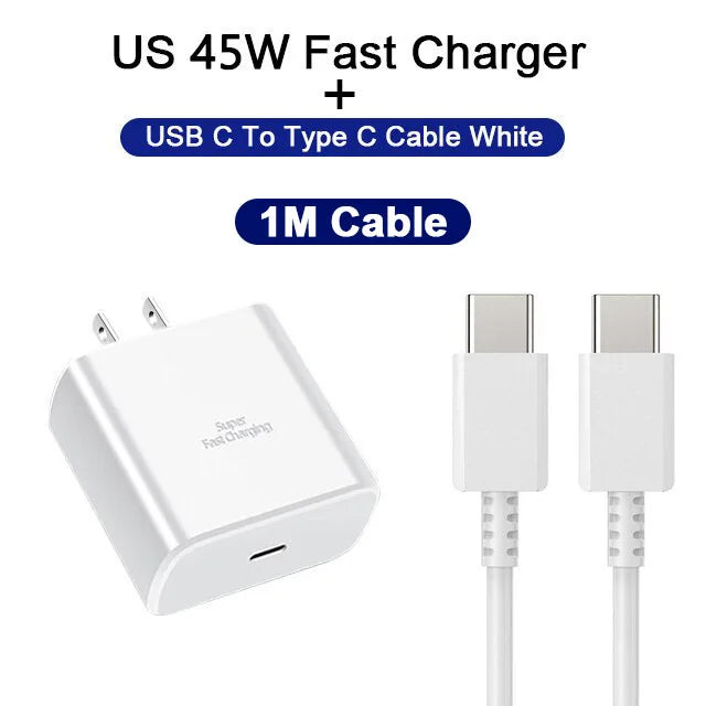 45W USB C nabíjačka Originálna nabíjačka PD Fast Charge pre Samsung Galaxy S22 S23 A54 Ultra Xiaomi 13 11 adaptér nabíjačky mobilného telefónu