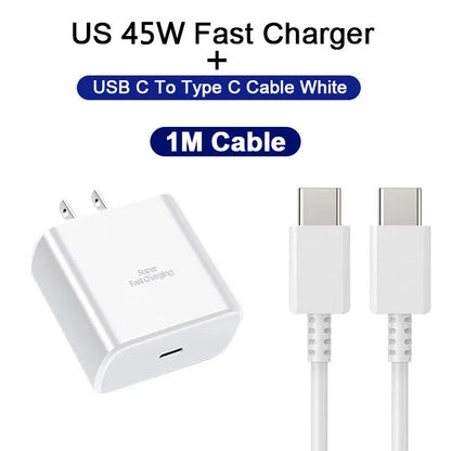 45W USB C nabíjačka Originálna nabíjačka PD Fast Charge pre Samsung Galaxy S22 S23 A54 Ultra Xiaomi 13 11 adaptér nabíjačky mobilného telefónu