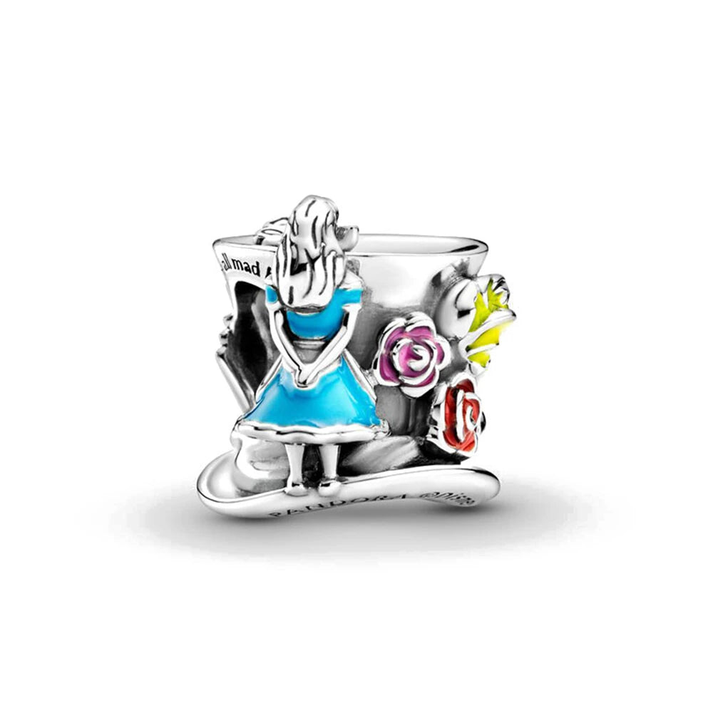 Disney Stitch Marvel Rescuer Korálky Star Charms Wars pre originál Pandora 925 mincový strieborný náramok náhrdelník pre ženy šperky