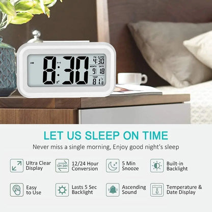 LED digitálny budík Podsvietenie Snooze dát Časový kalendár Stolové multifunkčné stolové hodiny s elektronickým podsvietením