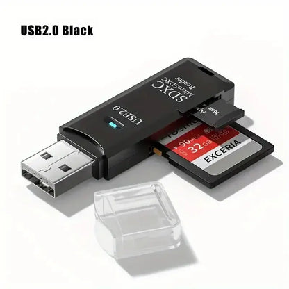 Robustná čítačka kariet Micro SD 2 v 1 USB 3.0 2.0 Vysokorýchlostný prenos dát až 5 Gbps Kompatibilita pre PC kameru