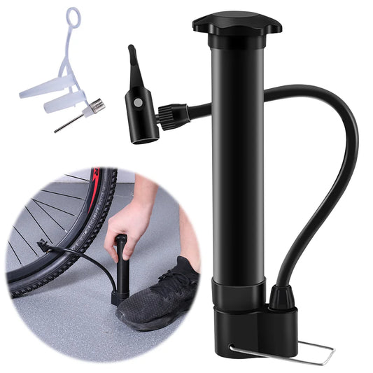 Prenosná cyklistická pumpa Schrader Valve 80PSI Ľahká balónová Manuálna vzduchová pumpa MTB Pneumatika na hustenie pneumatík pre cestné bicykle Cyklistické doplnky