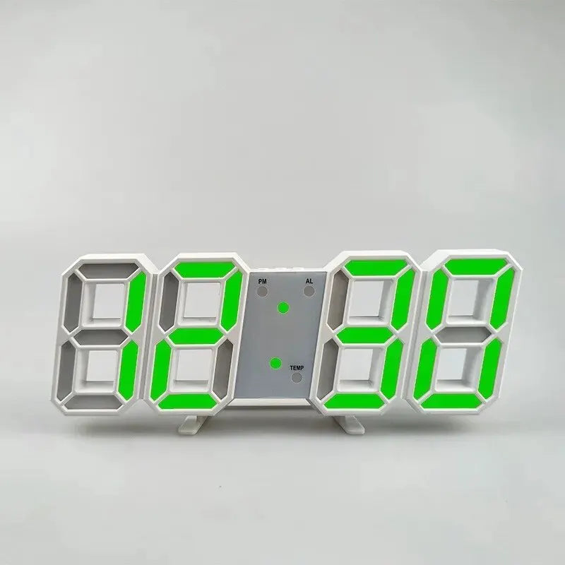 3D mini hodiny LED digitálne nástenné hodiny Stolové hodiny Elektronický budík Hodiny do obývačky Nástenné hodiny pre domácich majstrov