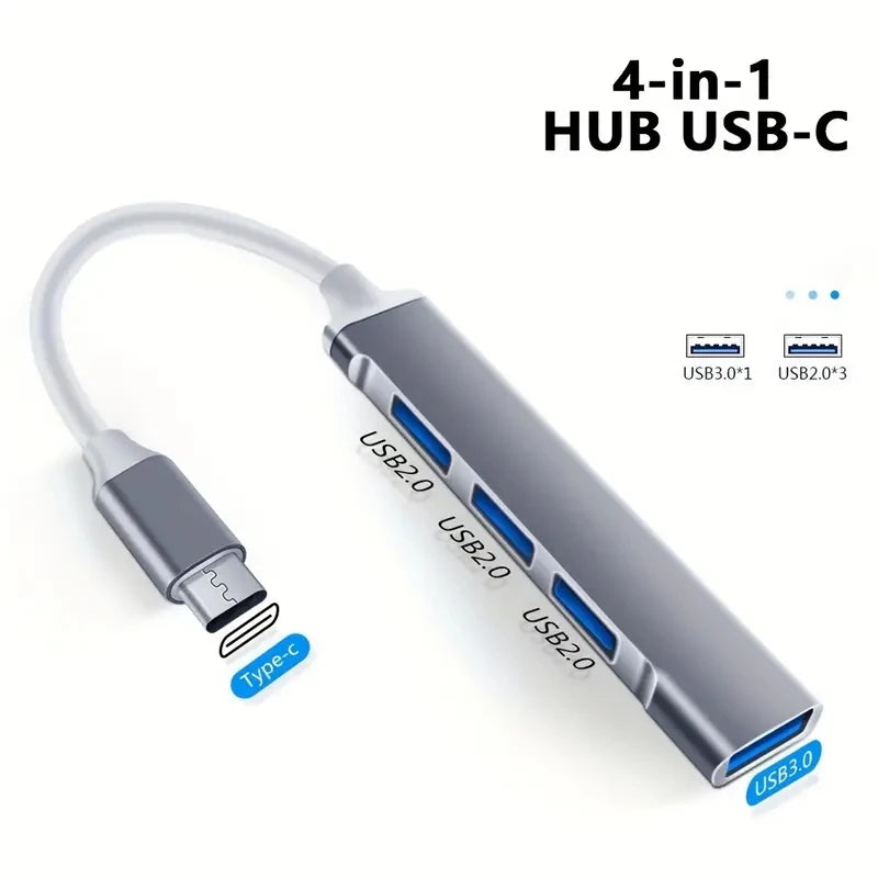 USB HUB 3.0 Extender Adaptér na rozdeľovanie portov OTG Dokovacia stanica pre telefón Macbook Pro 13 15 Air PC prenosný počítač Hub