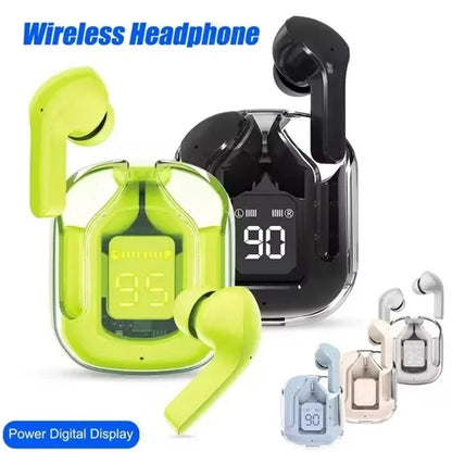 Originálne T2 bezdrôtové Bluetooth slúchadlá Transparentné HIFI slúchadlá LED Power Digital Display Stereo Sound slúchadlá pre Xiaomi