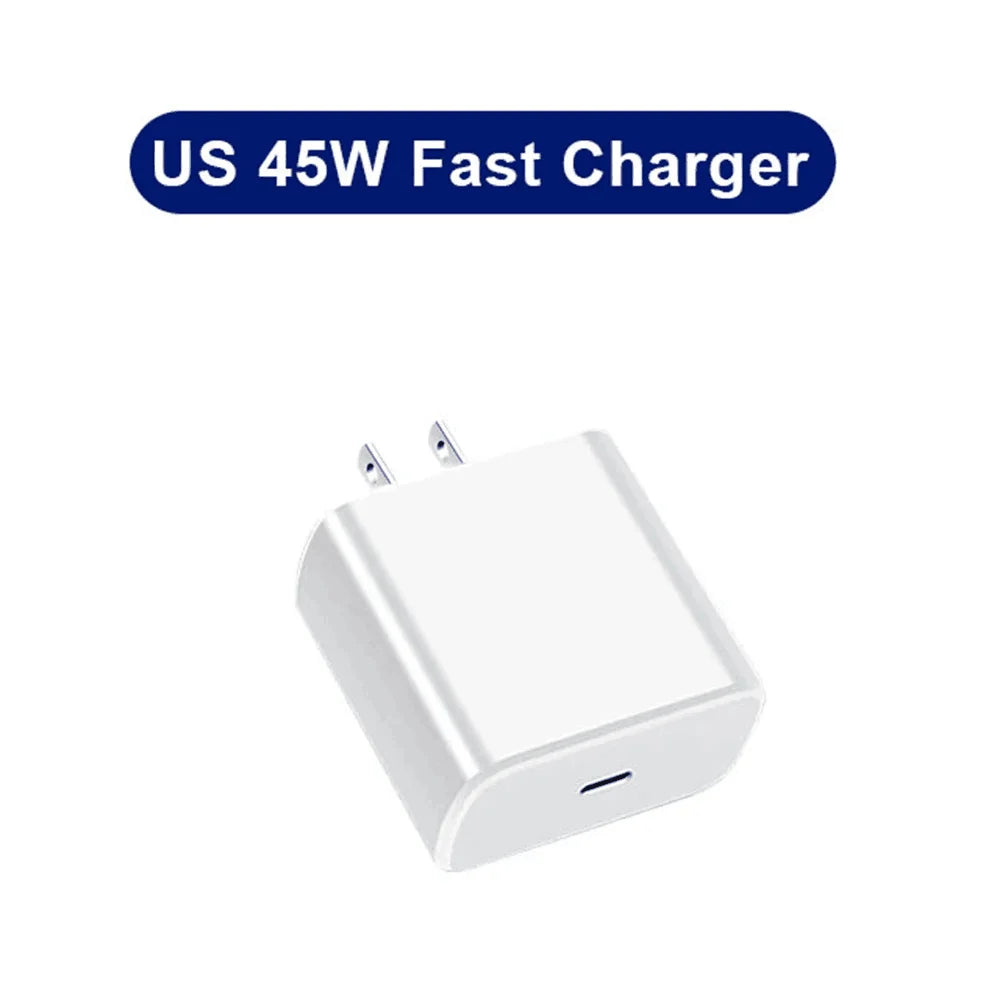 PD 45W USB C nabíjačka Super rýchly nabíjací adaptér pre Samsung Galaxy S22 S23 S24 Ultra Note 20 Nabíjačka mobilného telefónu typu C kábel
