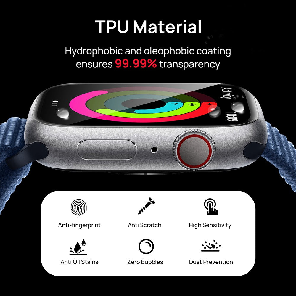 SODI SP04 8-Pack Screen Protector for Apple Watch S9/S8/S7(45mm)
