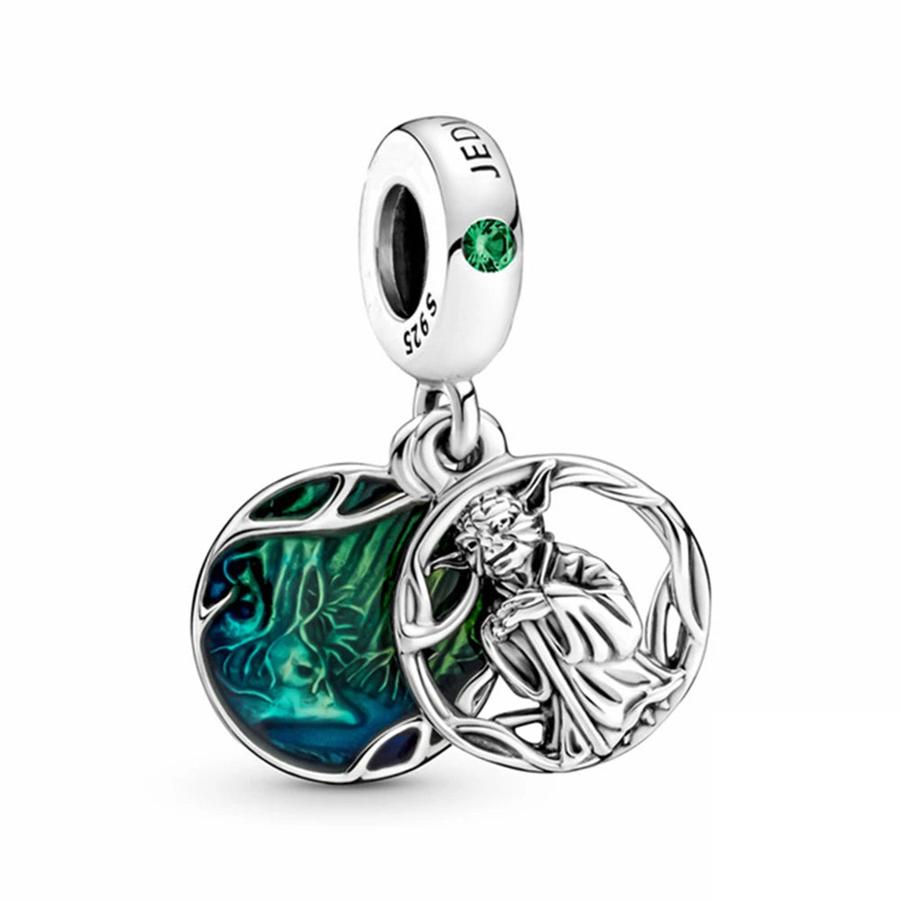 Disney Stitch Marvel Rescuer Korálky Star Charms Wars pre originál Pandora 925 mincový strieborný náramok náhrdelník pre ženy šperky