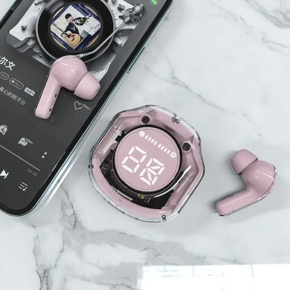 Bezdrôtové slúchadlá do uší T8 PRO Tws Bluetooth s digitálnym LED displejom pre slúchadlá Xiaomi Huawei iPhone