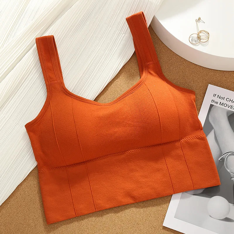 Priedušná športová podprsenka proti potu Fitness top Ženy Bezšvová podprsenka na jogu Nárazuvzdorná Crop Top Športová podprsenka Push Up Top Telocvičňa