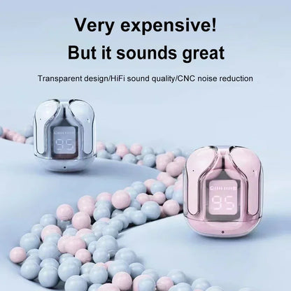 T2 Wireless Mini Earbuds LED Power Digital Display Bezdrôtová náhlavná súprava TWS Stereo Sound Bluetooth slúchadlá 5.3 pre Xiaomi iphone