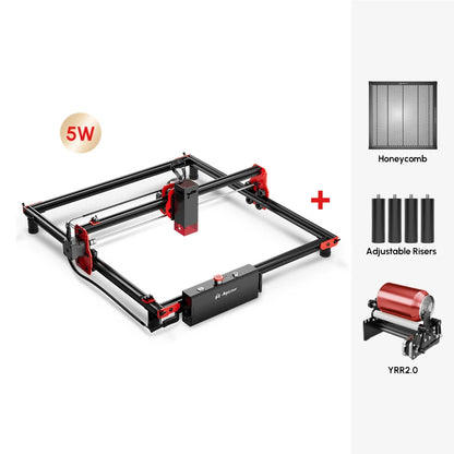 NOVINKA AlgoLaser High Power Mini Laser Grave 40x40CM Carving Area Urob si sám laserový rytec CNC rezanie kovov laserom s ovládaním pomocou aplikácie